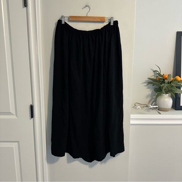 Vintage Black Large Handmade Maxi Skirt Large - Picture 8 of 9
